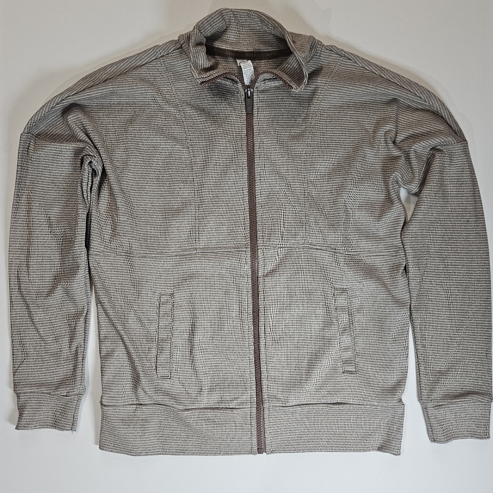 RBX Athletic Jacket Womens XS Tan Full Zip Fall Yoga Casual Activewear Workout